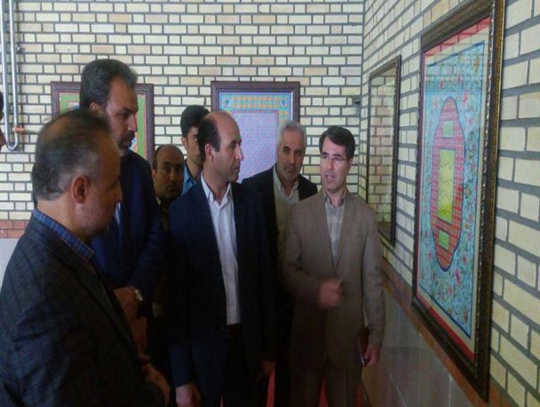 نمایشگاه تذهیب در پلدشت افتتاح شد+ تصاویر