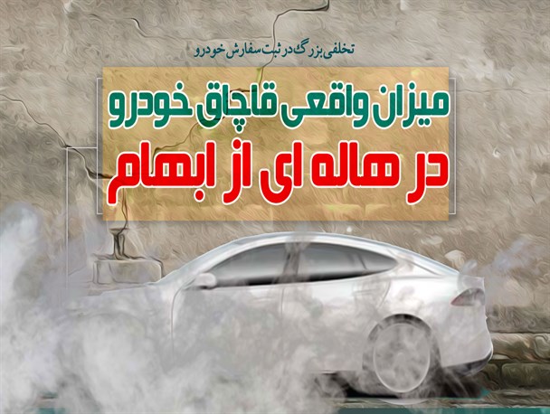 پوستر/ میزان واقعی قاچاق خودرو در هاله ای از ابهام