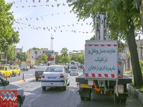 هوشمند سازی تقاطع سطح شهر زنجان+تصاویر