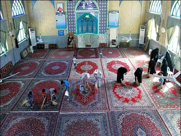 غبار از روی مساجد بزدایید، رمضان در راه است+عکس