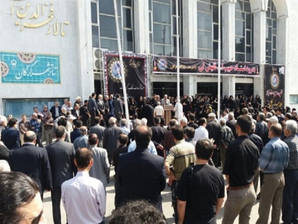 برگزاری مراسم تشیع پیکر حبیب الله قلیشلی در گرگان + عکس