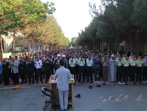 اقامه نماز عید فطر در شهرستان جغتای