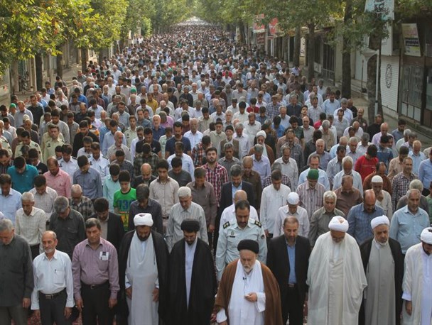 نماز عید سعید فطر مینودشت به روایت تصویر