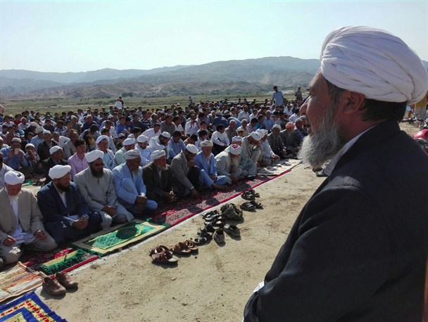 نماز عید فطر، در روستایی مرزی در شرق گلستان/تصاویر