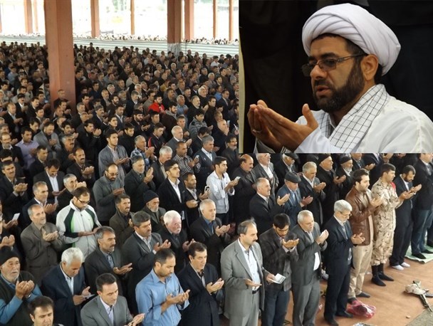 نماز عید فطر در مصلی سراب برگزار شد/ امام جمعه سراب برلزوم بزرگداشت هفته عفاف و حجاب تاکید کرد