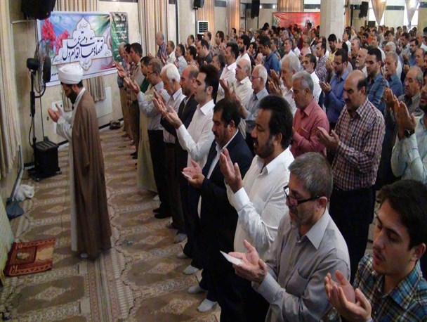 نماز عید سعید فطر در مصلی نماز جمعه مهرشهر برگزار شد+تصاویر