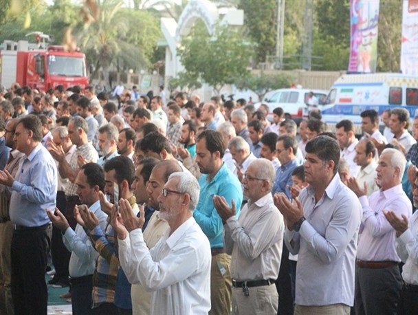 نماز عید سعید فطر در بوشهر اقامه شد+ تصاویر