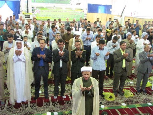 نماز باشکوه عید سعید فطر در شهرستان کارون اقامه شد +تصاویر