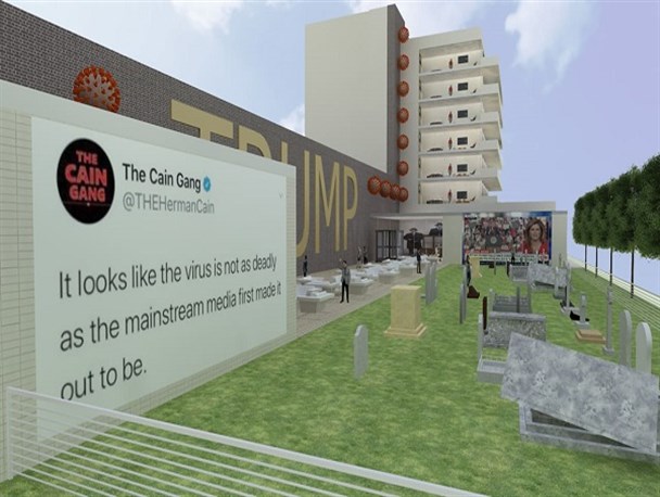 کتابخانه ترامپ در باتلاق ساخته می‌شود! + فیلم