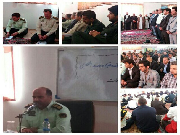 مراسم تودیع و معارفه فرماندهی نیروی انتظامی کلات برگزار شد