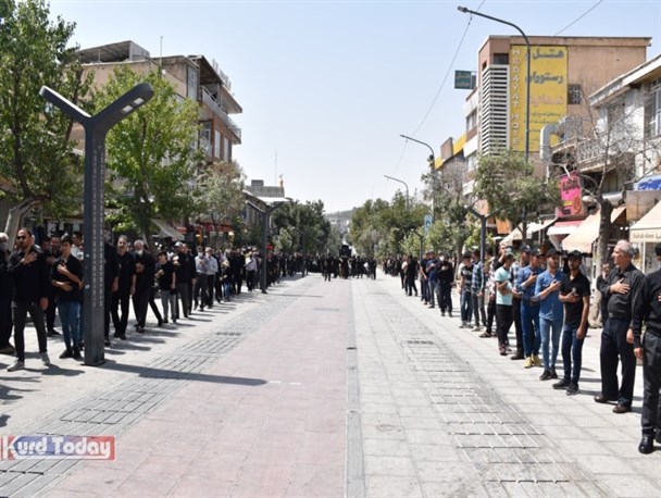 آئین عزاداری تاسوعای حسینی در سنندج از دریچه دوربین