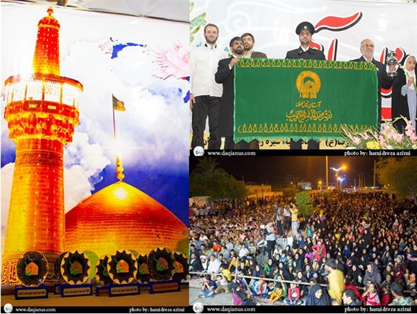 جشن میلاد امام مهربانی در جیرفت برگزار شد+تصاویر