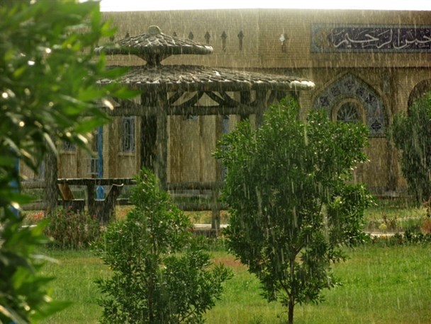 عکس/باران زیبای تابستانه درگچساران