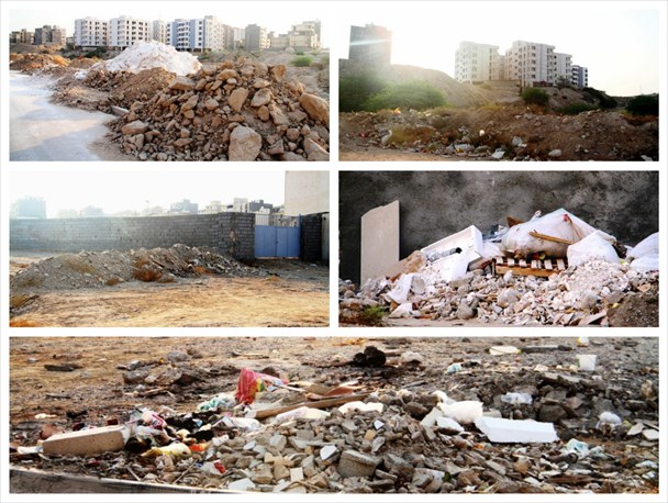 انعکاس - نخاله های ساختمانی را در شهر رها نکنید
