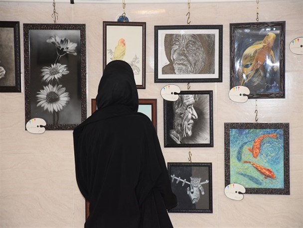 برپایی نمایشگاه آثار هنری هنرمندان و هنرجویان هنرکده سایه