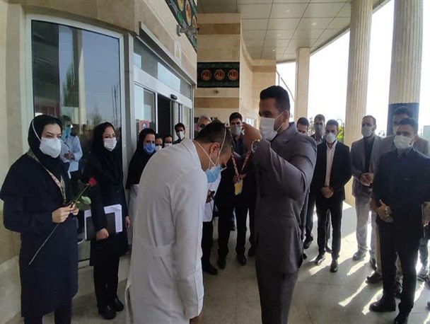 مدال های قهرمانان جودو به مدافعان سلامت خراسان شمالی اهدا شد