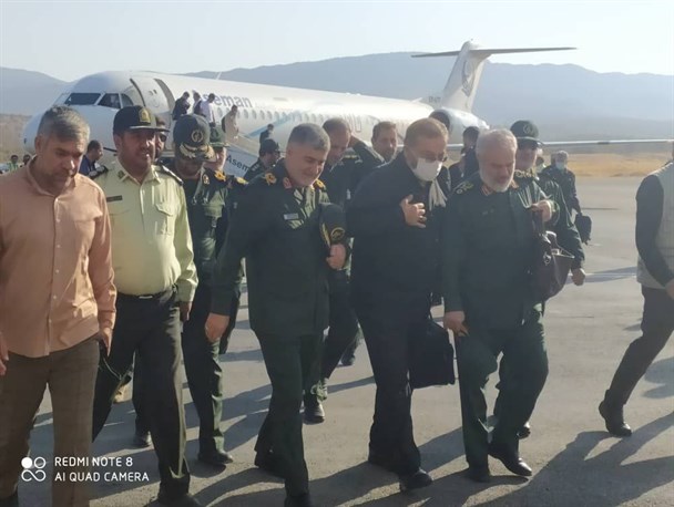 جانشین فرمانده کل سپاه پاسداران انقلاب اسلامی وارد ایلام شد