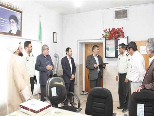 تقدیر از فرماندهان نیروی انتظامی شهر حسن آباد
