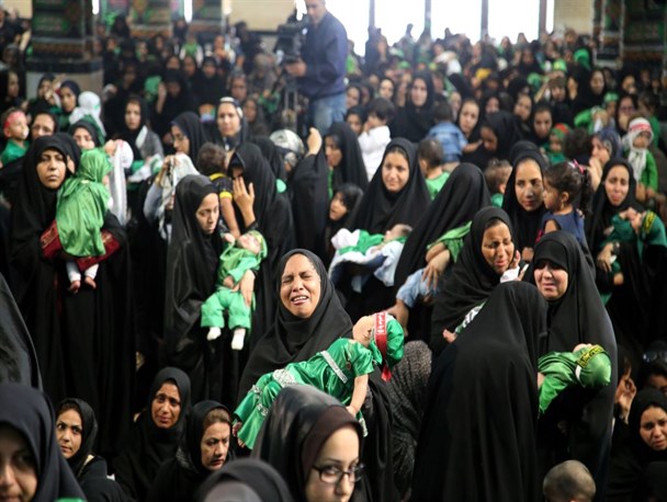 آیین شیرخوارگان حسینی در مرکز خلیج فارس+ تصاویر