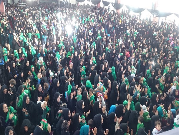 مراسم شیرخوارگان حسینی در لردگان
