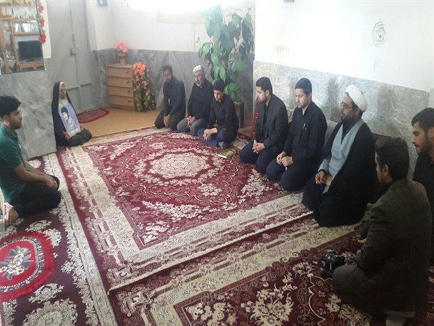 دیدار دانشجویان بسیجی دانشگاه صنعتی بیرجند با خانواده شهید عبدالهی + تصاویر