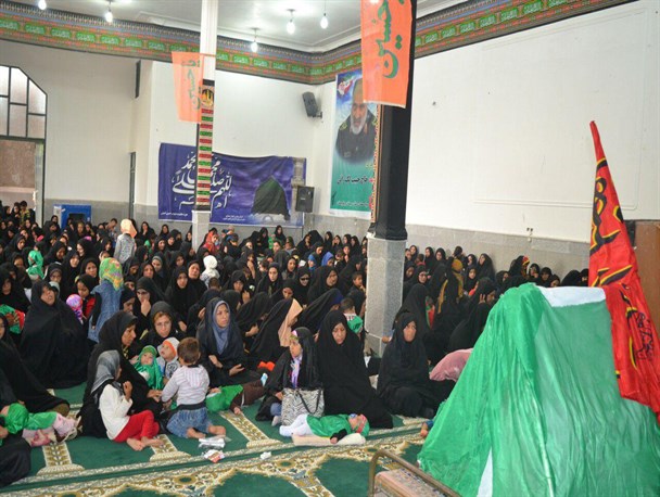همنوایی مادران نیمروزی با حضرت رباب+تصاویر