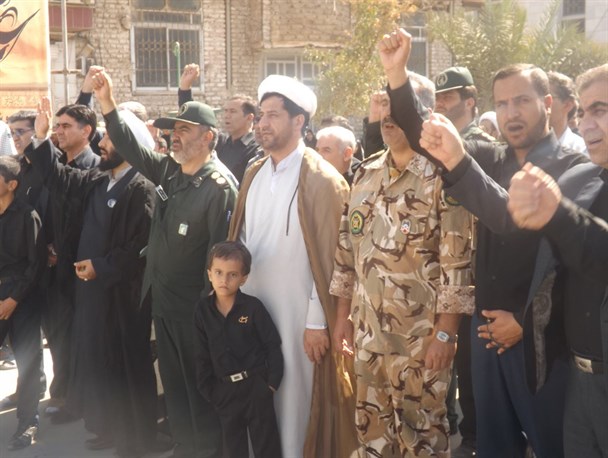 راهپیمایی امر به معروف و نهی از منکر در قصرشیرین برگزار شد