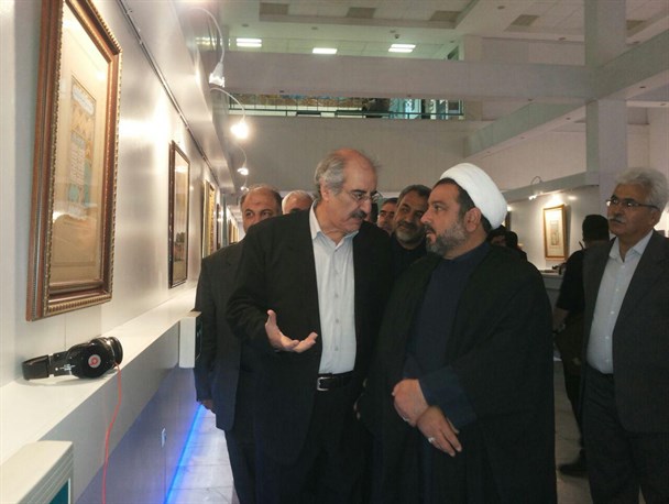 آیین افتتاحیه نمایشگاه آثار خوشنویسی استاد جواری در کرمانشاه برگزار شد