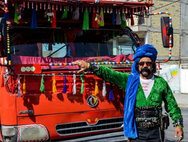 رزمنده و جانباز دارابی با تیپ متفاوت
