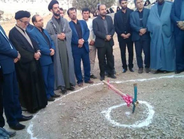 کلنگ زنی پروژه بازسازی امامزاده بی بی زینب خاتون (س) بُنه پیر+تصاویر