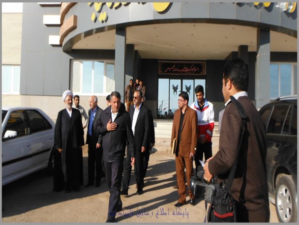 بازدید محسن هاشمی از دانشگاه آزاد تایباد + تصاویر