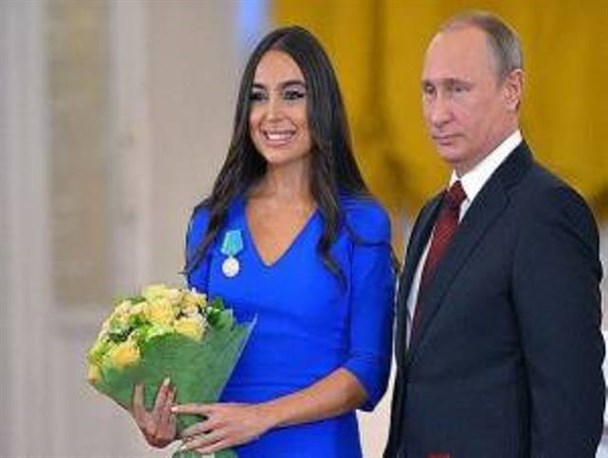 اعطای نشان عالی روسیه به دختر الهام علی‌اف به خاطر گسترش زبان روسی در جمهوری آذربایجان!