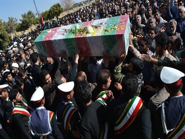 پیکر پاک شهید نژاد شاهبداغی در گلزار شهدا آرام گرفت