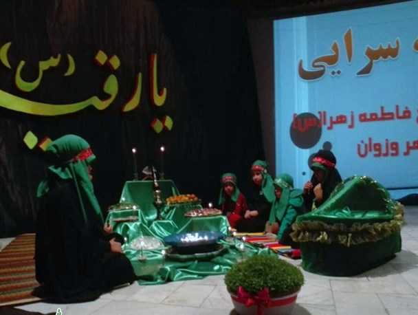 سوگواره سه ساله های آسمانی در شهر وزوان+ تصاویر