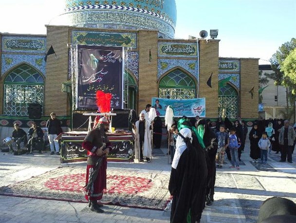 خطبه خوانی حضرت زینب با همکاری فعالان فرهنگی رباط کریم