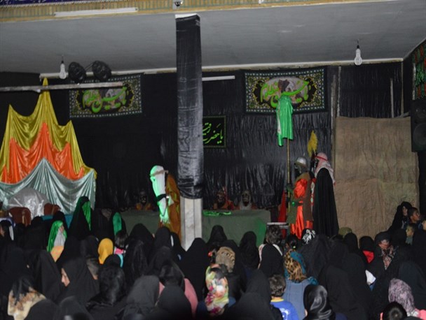 برگزاری نمایش بانوی صبر در شهرستان بهارستان