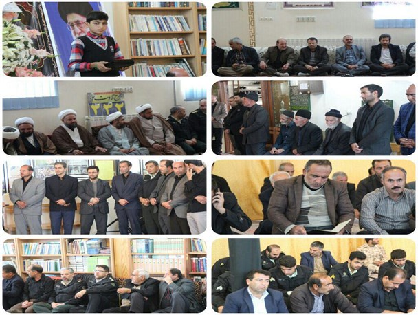 مراسم ترحیم شهید حسین زاده در شهر نازک پلدشت برگزار شد