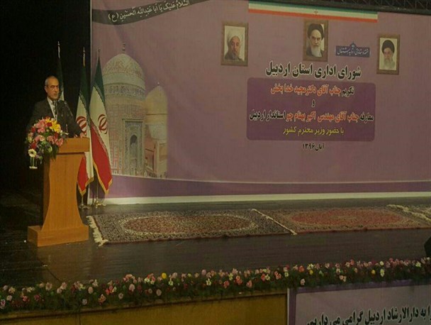 نامه سرگشاده فرماندار سابق به امام جمعه اردبیل در خصوص استاندار قبلی