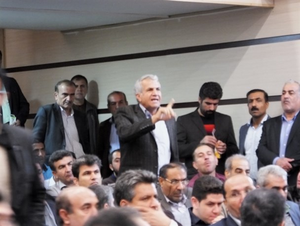 معارفه سرپرست بدون حضور مدیرکل!/قسم خوردن مجری برنامه پس از مشکوک شدن فرماندار و اشک هایی که جاری شد+تصاویر