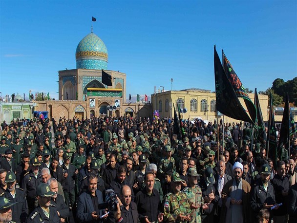آئین عزاداری 28 صفر در قزوین برگزار شد+تصاویر