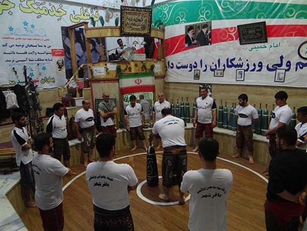 برگزاری مراسم گرامی داشت شهدای ورزشکار در زورخانه شهید عبدالمحمد باقرشهر