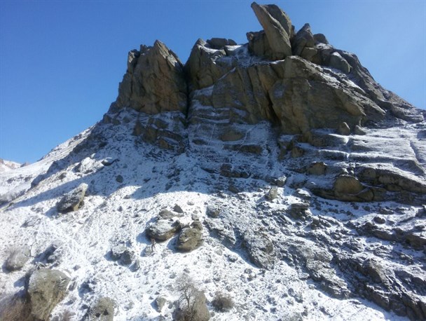 روستای قاضی کلایه از توابع شهرستان آبیک در قالب تصویر