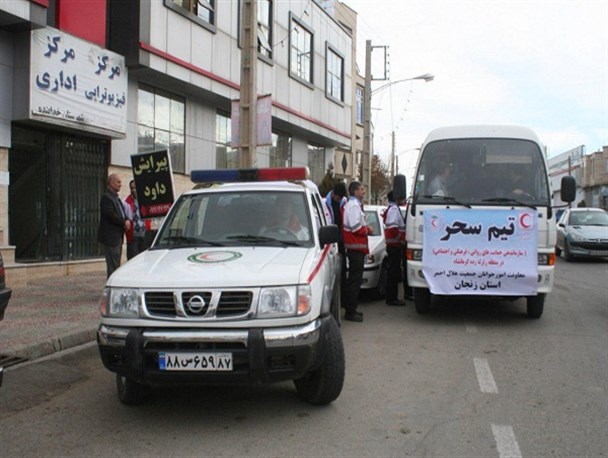 تیم سحر جوانان هلال احمر استان زنجان به کرمانشاه اعزام شد