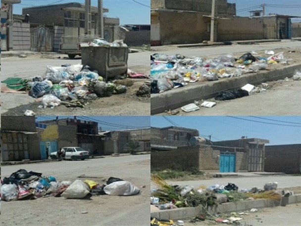 پاکبانان در اعتراض به عدم پرداخت حقوق،زباله‌ها را جمع نمی کنند