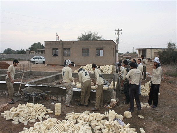 عکس/اردوی جهادی در محروم ترین روستای شوشتر