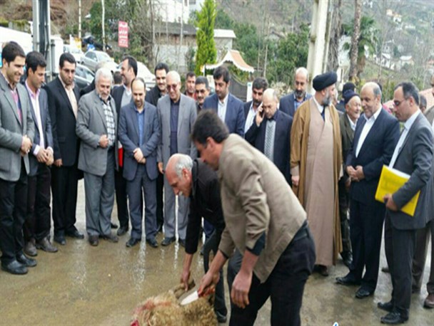مراسم افتتاح گازرسانی ۶ روستای دهستان چهل شهید رامسر برگزار شد +عکس