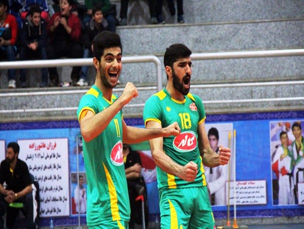 خیز بلند کاله جوان مازندران برای لیگ برتر والیبال کشور