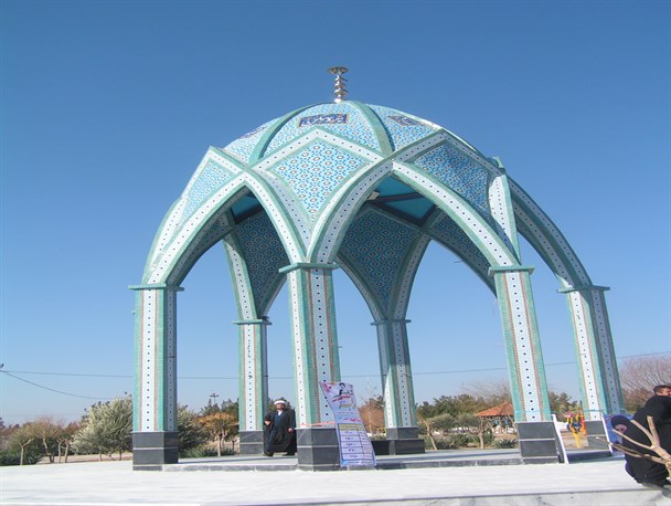 یادمان المان شهدای گمنام بردسکن افتتاح شد