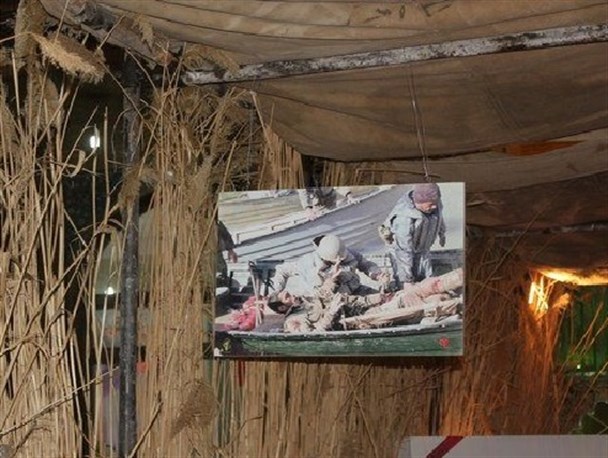 برپایی نمایشگاه دفاع مقدس در گلپایگان/تصاویر