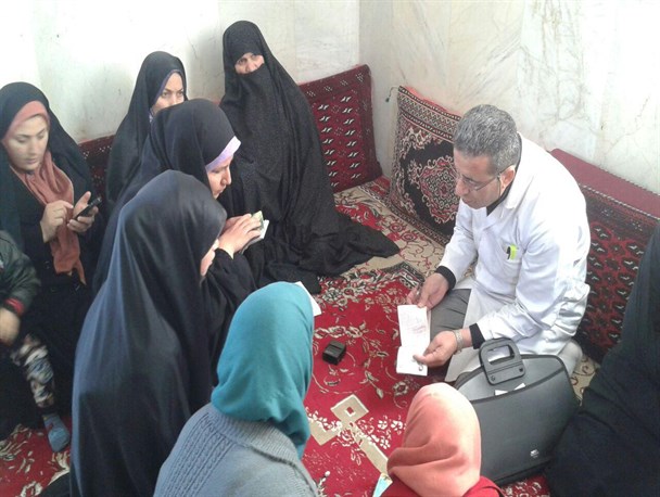 اردوی جهادی به مناسبت دهه ی فجر در روستای چوتاش برگزار شد
